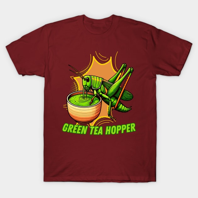 Matcha grasshopper T-Shirt by Japanese Fever